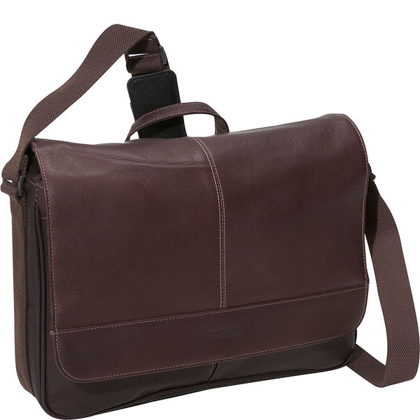 kenneth cole colombian leather messenger bag