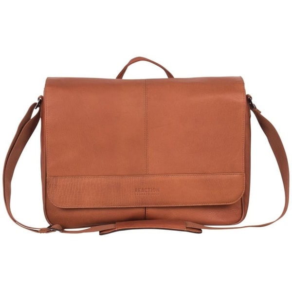 slim leather messenger bag