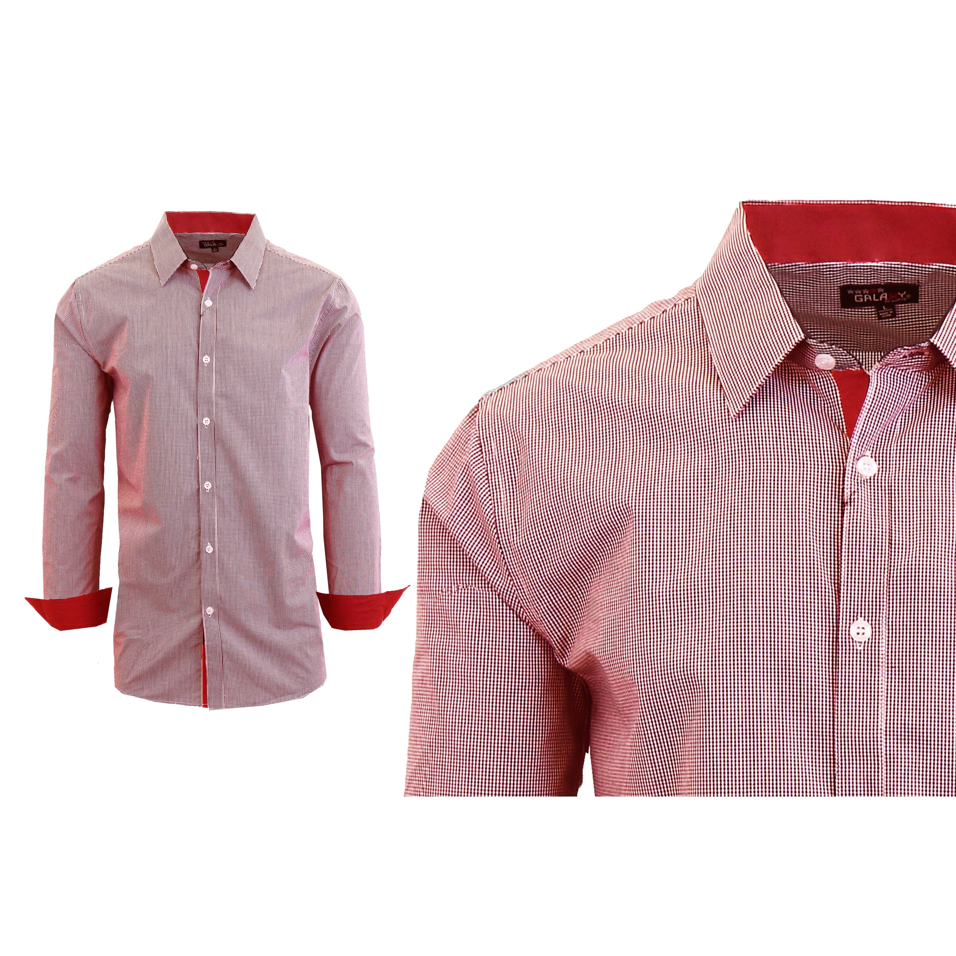 pink button down dress shirt