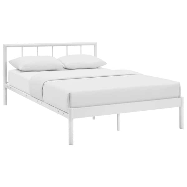 Gwen Queen Metal Bed Frame Overstock 19389907
