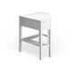 Porch & Den Lincoln White Wood Corner Computer Desk - Thumbnail 3