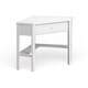 Porch & Den Lincoln White Wood Corner Computer Desk - Thumbnail 1