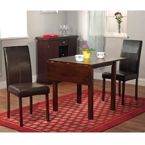 Porch & Den Scott Drop Leaf 3-piece Dining Set