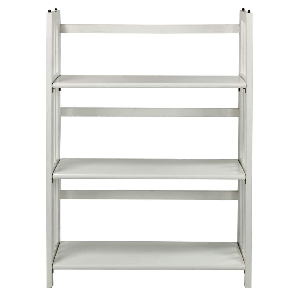 Porch & Den Edgemont 100% Solid Wood Folding Stackable 27.5-inch Bookcase