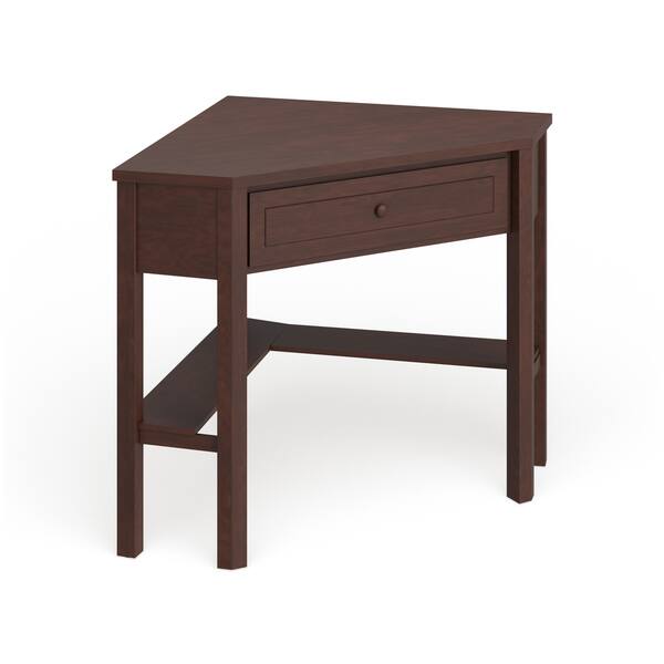 Shop Porch Den Lincoln Espresso Corner Writing Desk On Sale