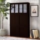 preview thumbnail 24 of 32, Porch & Den Jefferson Sliding Glass Door Stackable China Cabinet