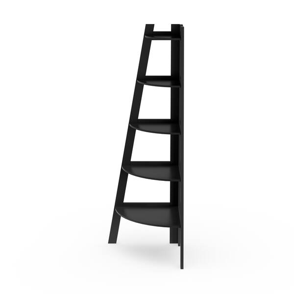 Shop Porch Den Midland 5 Tier Espresso Corner Ladder Display