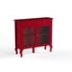 preview thumbnail 16 of 22, Copper Grove Rawdon Glass Front Buffet/Sideboard