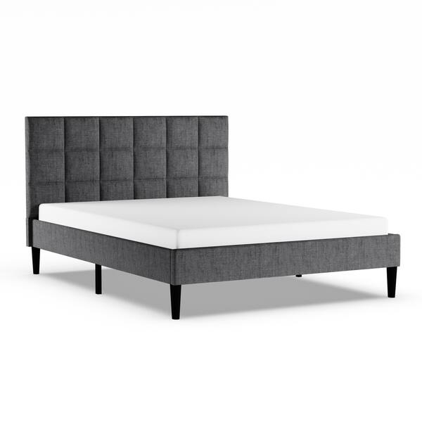 Shop Porch Den Jeannette Upholstered Square Stitched Queen Size