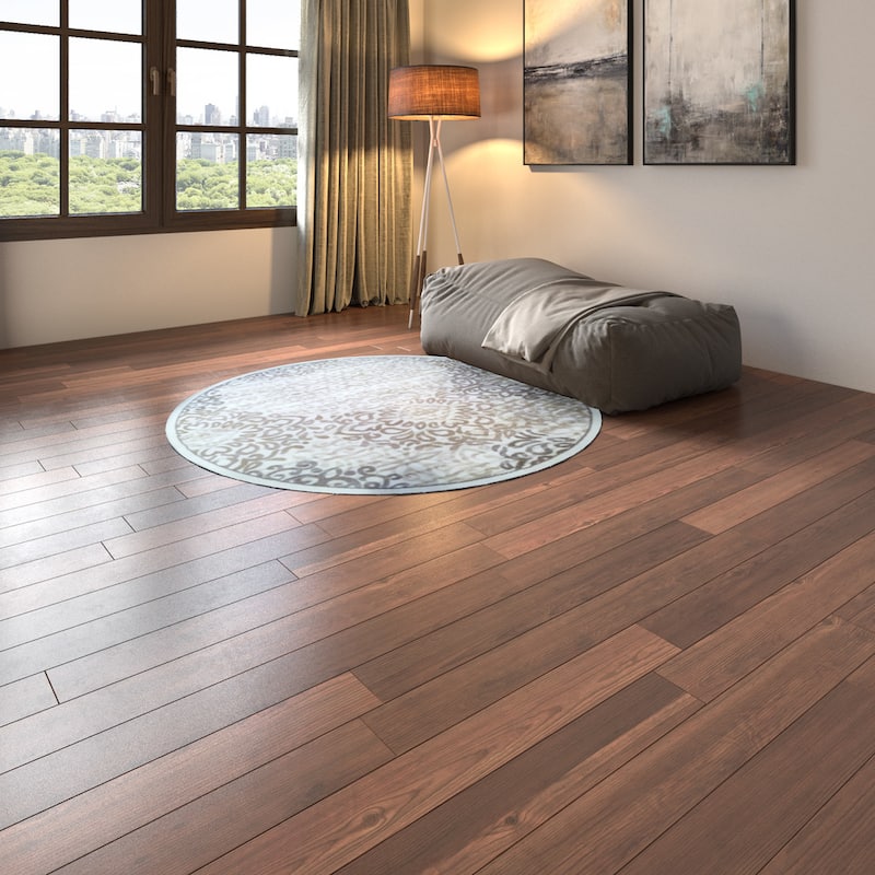 Admire Home Living Plaza Modern Abstract Damask Pattern Area Rug