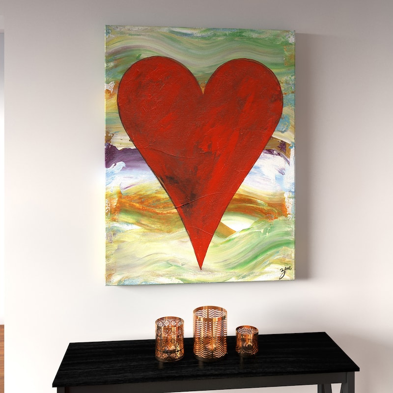 Porch & Den Zane Heartwork John Canvas Art