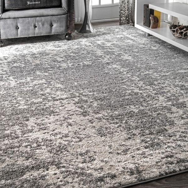 Porch & Den Williamsburg Seigel Granite Mist Shades Grey Rug - 7'6 x 9'6