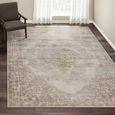 Porch & Den Lorimer Distressed Oriental Area Rug