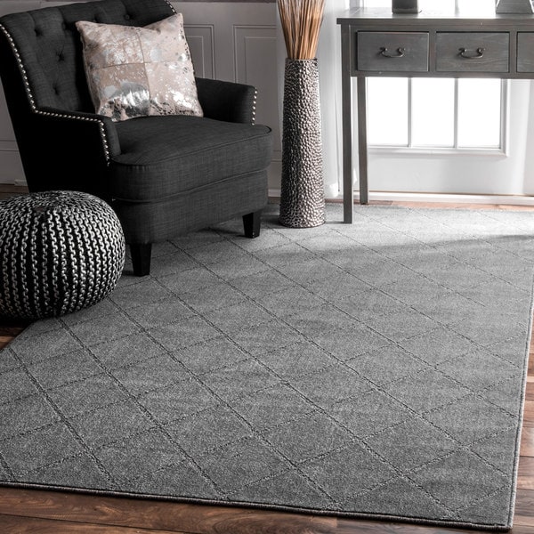 Porch & Den Havemeyer Grey Handmade Trellis Area Rug