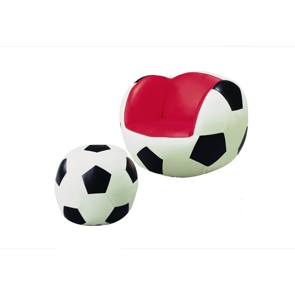 Soccer ball best sale chair and ottoman