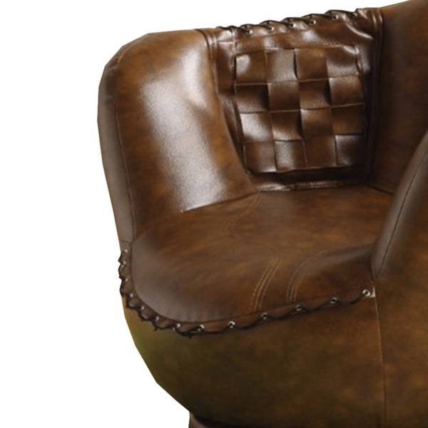 Leather baseball glove discount chair