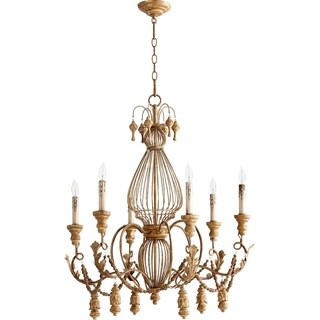 Quorum International Salento Family Cage Chandelier (french umber) - Chandeliers For Bedrooms by Overstock.com