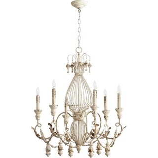 Quorum International Salento Family Cage Chandelier (persian white) - Chandeliers For Bedrooms by Overstock.com