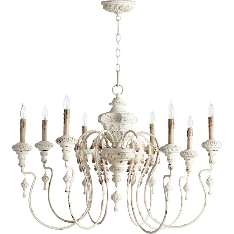 Salento 8-light Chandelier - White