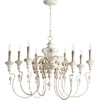 Salento 8-light Chandelier (White) - Chandeliers For Bedrooms by Overstock.com