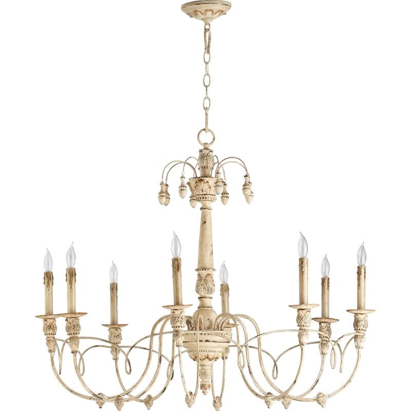 Salento 8-light Chandelier - White