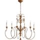 preview thumbnail 3 of 2, Salento 6-light Chandelier