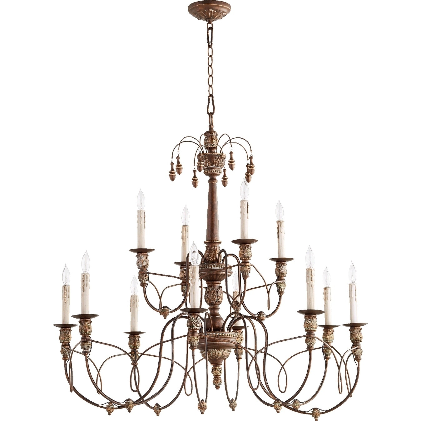 Salento 12-light Chandelier (Copper) - Chandeliers For Bedrooms by Overstock.com