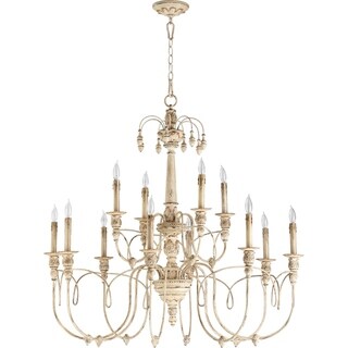 Salento 12-light Chandelier (White) - Chandeliers For Bedrooms by Overstock.com