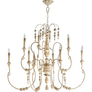 Salento 9-light Chandelier (White) - Chandeliers For Bedrooms by Overstock.com