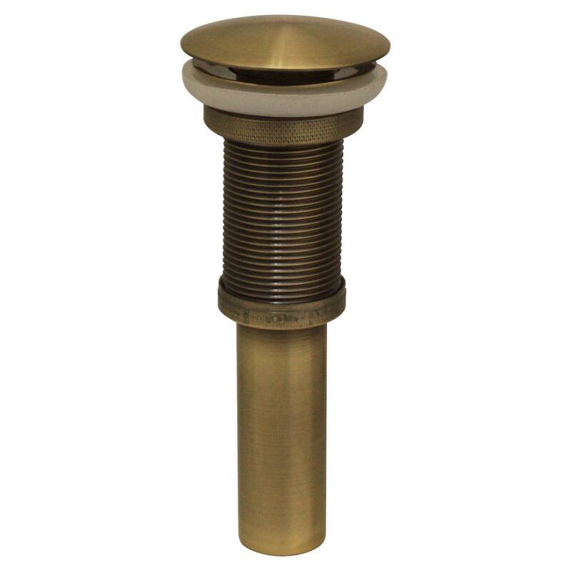 Whitehaus Collection Decorative Pop-up Mushroom Drain with Overflow
