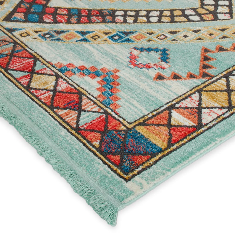 Nourison Tribal Decor Diamond Area Rug