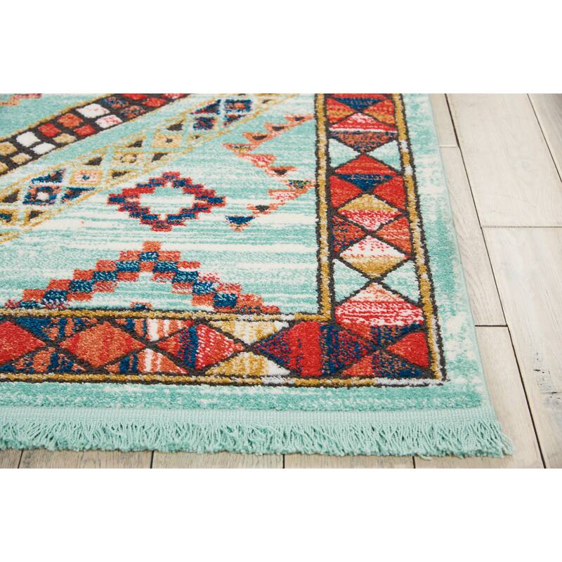 Nourison Tribal Decor Diamond Area Rug