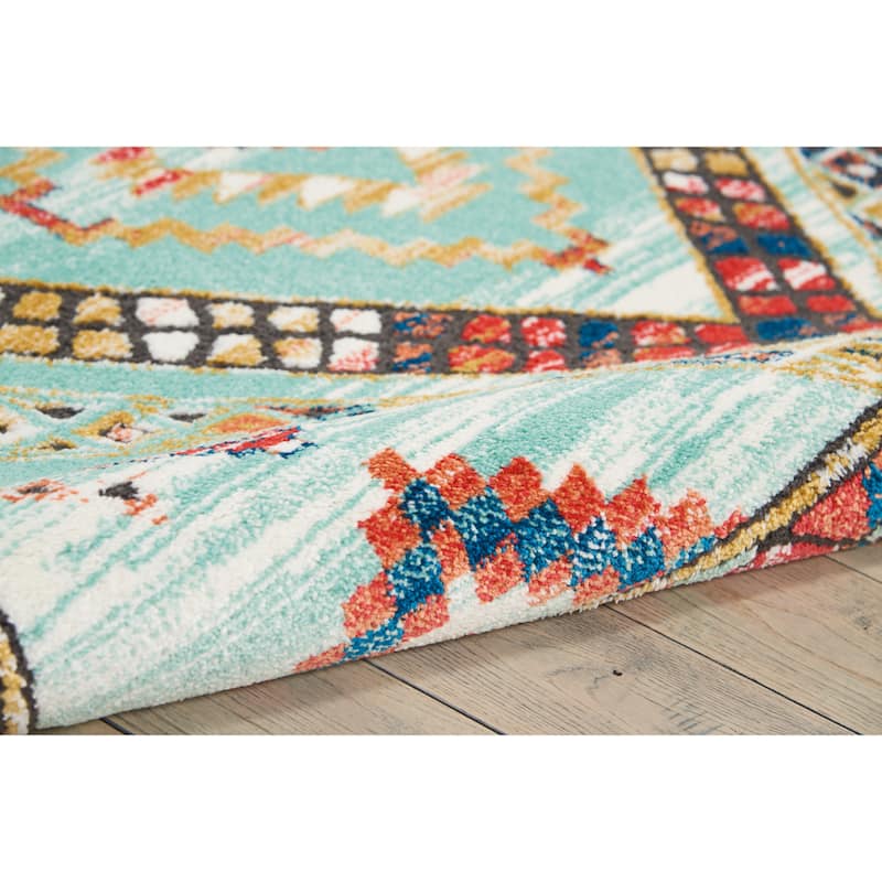 Nourison Tribal Decor Diamond Area Rug