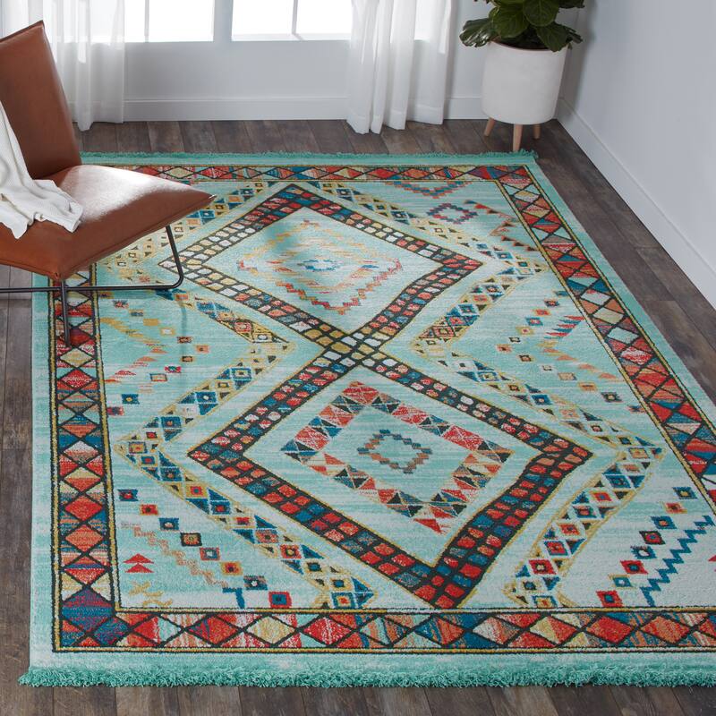Nourison Tribal Decor Diamond Area Rug