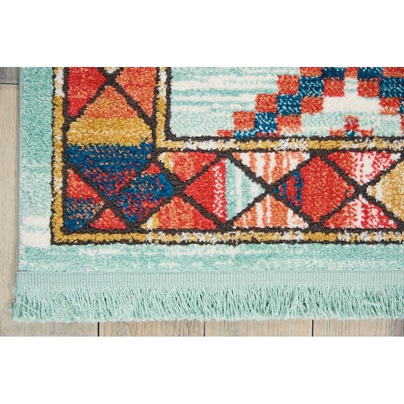 Nourison Tribal Decor Diamond Area Rug
