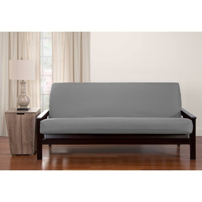 Siscovers Dublin Microfiber Futon Cover - Pewter