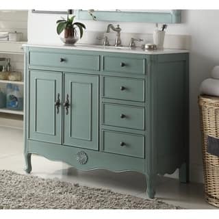 Vintage Bathroom Vanities Vanity Cabinets Online At 38 Daleville Bathroom Sink Vanity With Mir Bs Vintage Blue