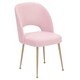 preview thumbnail 1 of 3, Swell Blush Velvet Chair