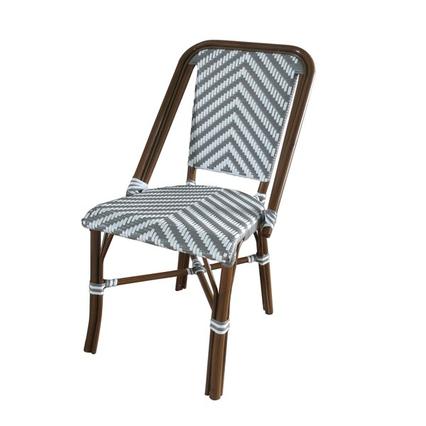 Shop Café Bistro Indoor/Outdoor Rattan Dining Chair - Free ...