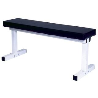 YORK Pro Series 101 White Flat Bench Press
