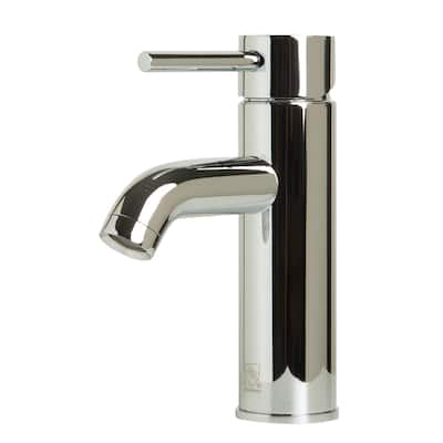 ALFI brand AB1433-PC Polished Chrome Single Lever Bathroom Faucet - Silver