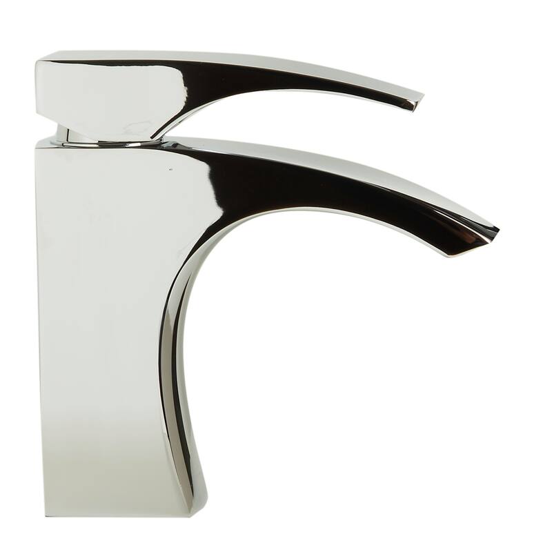 ALFI brand Polished Chrome Single Lever Bathroom Faucet - Silver