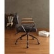 preview thumbnail 2 of 2, ACME Hallie Executive Office Chair, Vintage Black Top Grain Leather