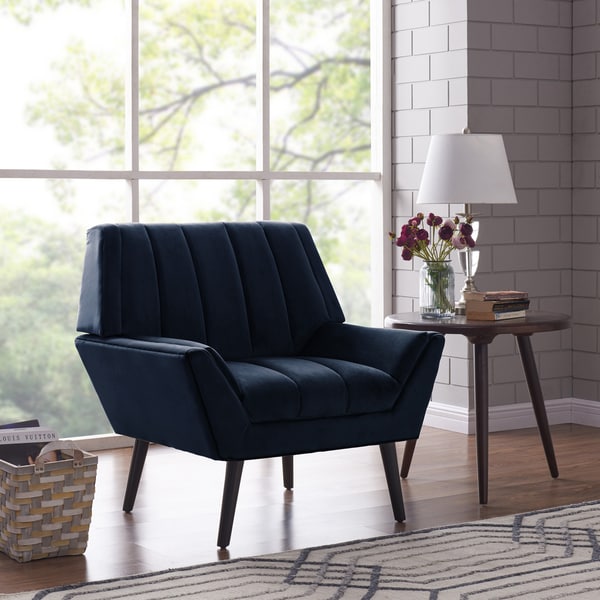 Carson Carrington Abytorp Navy Blue Arm Chair. Opens flyout.