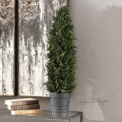 Uttermost Cypress Cone Topiary