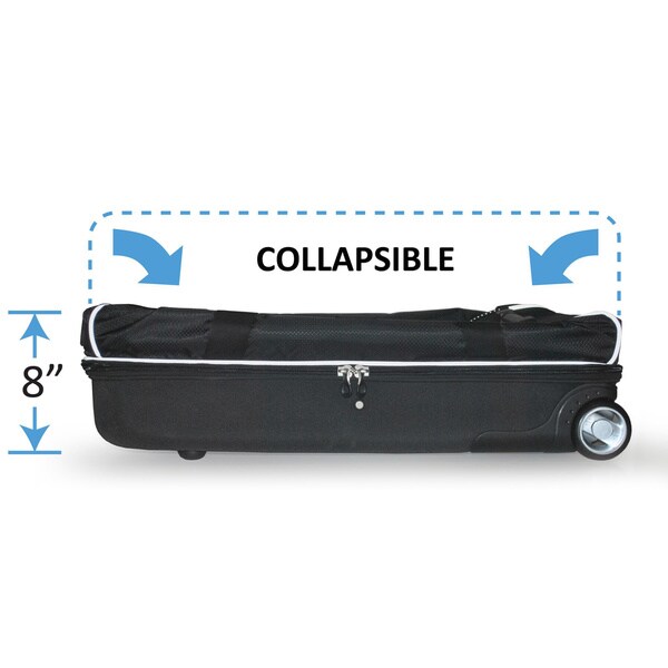 rolling duffel with garment rack