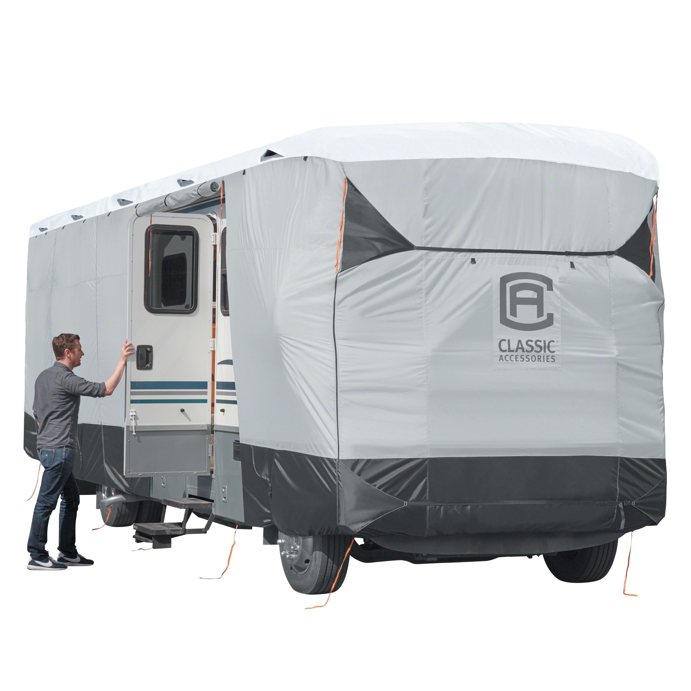 Classic Accessories 80-351-303101-RT Overdrive PolyPro 3 Deluxe Travel Trailer Cover Fits 15-18
