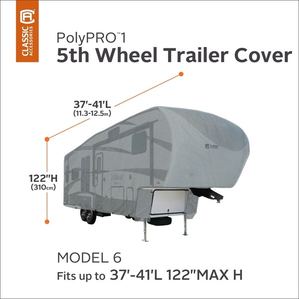 Classic Accessories OverDrive PolyPro 1 Cover for 20 to 22 Travel Trailers