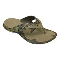 crocs camo flip flops