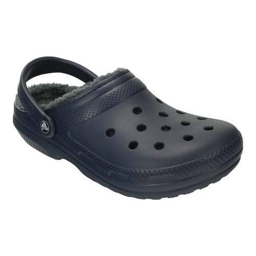 Crocs Classic Lined Clog Navy/Charcoal - Free Shipping On Orders Over ...